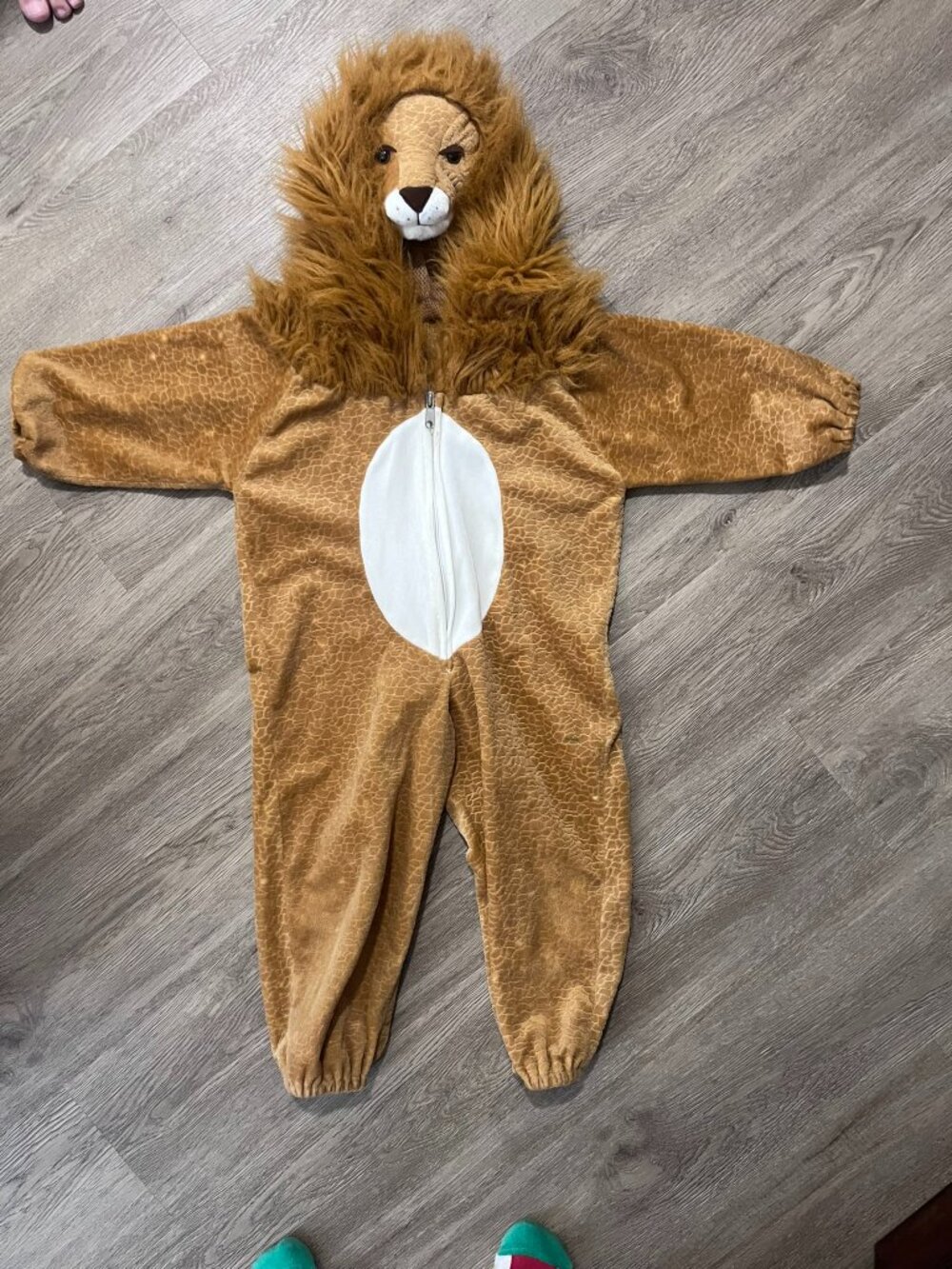 Plush Lion Halloween Fantasy Play Child Costume